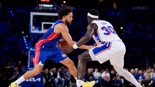 NBA常规赛 活塞 – 76人 全场录像【全场录像+集锦】